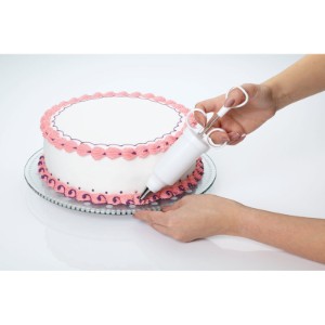 Kitchen Craft forgó tálaló 30 cm, üveg