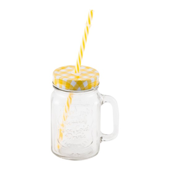 Szívószálas bögre 450 ml