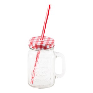 Szívószálas bögre 450 ml