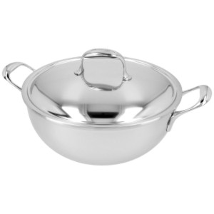 Demeyere -  7 rétegű (7-PLY), 28 cm / 4,8 literes "Atlantis", rozsdamentes acél, kúpos sauté serpenyő  fedővel 