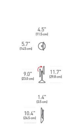 simplehuman kozmetikai tükör érzékelővel, 11,5 cm