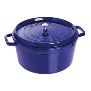 Staub - 28 cm / 6.75 literes Dark Blue- Cocotte öntöttvas fazék