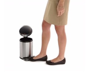 Simplehuman - 4,5 literes kerek - matt - mini szemetes