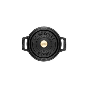 Staub - Mini Cocotte fazék, öntöttvas, 10cm/0,25L, Black