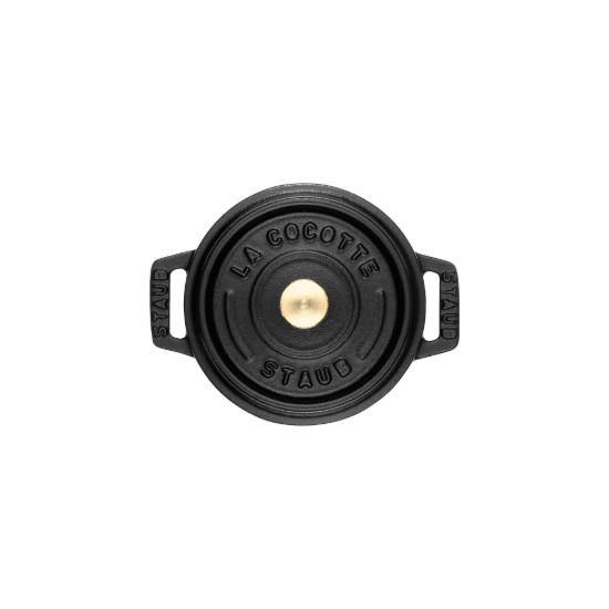 Staub - Mini Cocotte fazék, öntöttvas, 10cm/0,25L, Black