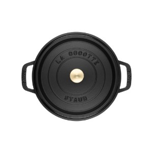 Staub - Cocotte fazék, öntöttvas, 24cm/3,8L, Black
