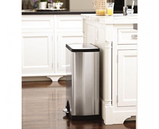 simplehuman pedálos szemetes, 50 L, rozsdamentes acél