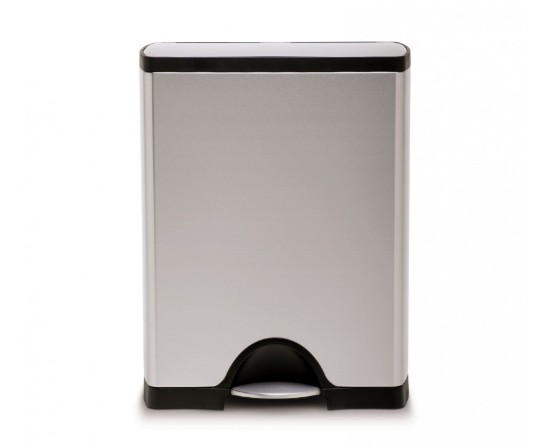 simplehuman pedálos szemetes, 50 L, rozsdamentes acél