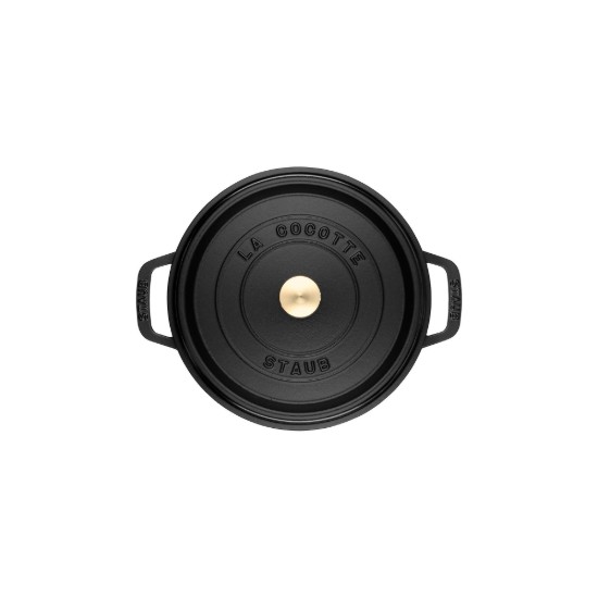 Staub - Cocotte fazék, öntöttvas, 18cm/1,7L, Black