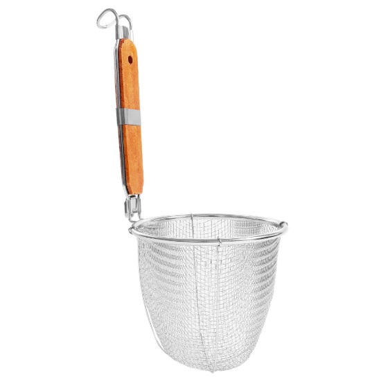 Cérnametélt szűrő, fából készült fogantyúval 14,5 cm – Zokura