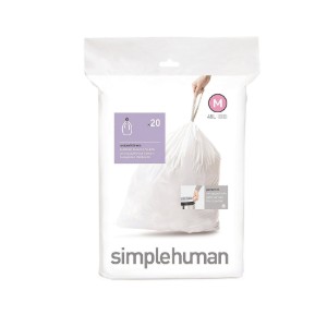 simplehuman - M kódú ~ 45 literes / 20 db, műanyag szemeteszsákok