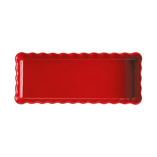 Emile Henry kerámia pitesütő forma, 36x15cm/1,3L, Burgundy