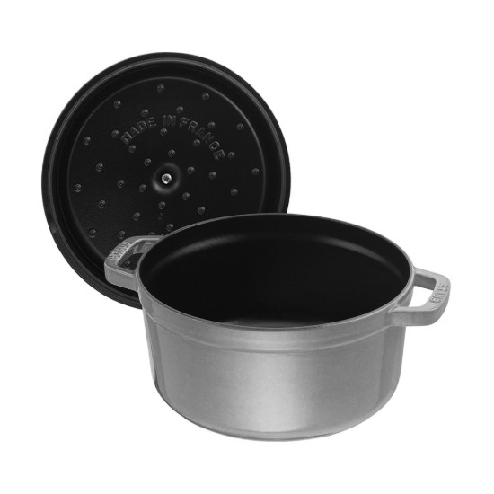 Staub cocotte fazék 24 cm/3,8 l, Graphite Grey 