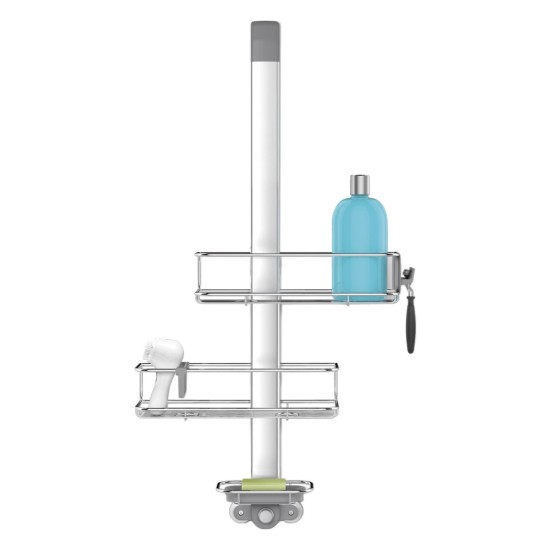 Simplehuman - Állítható zuhanytartó, eloxált alumínium