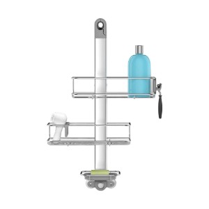 simplehuman - Állítható zuhanytartó, eloxált alumínium