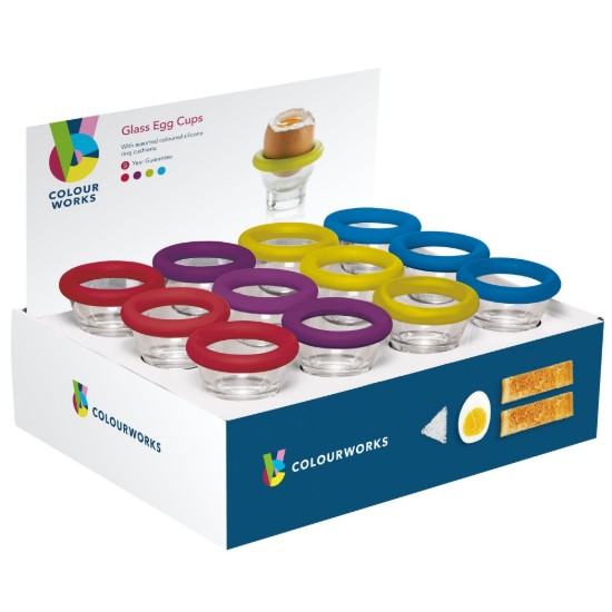Kitchen Craft tojáscsésze, anyaga üveg