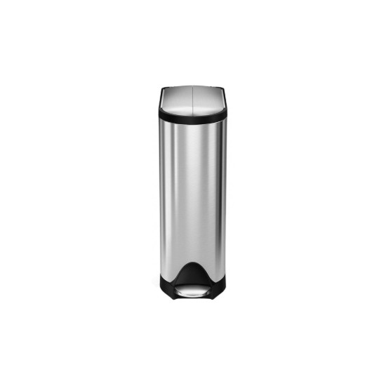Simplehuman -  18 literes - rozsdamentes acél - pedálos szemetes