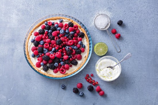 Tortás sütőtál, hőálló üvegből, 28 cm - Pyrex