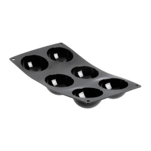 Szilikon forma 6 félpesztő, 30 x 17,5 cm - de Buyer