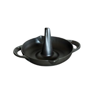 Staub csirkesütő állvány 24 cm, Fekete