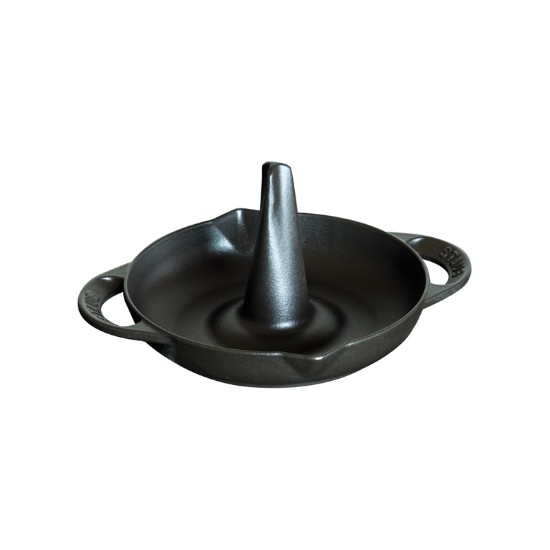 Staub csirkesütő állvány 24 cm, Fekete