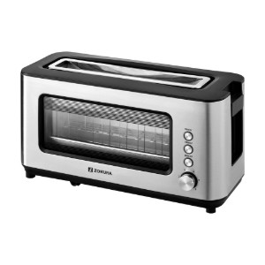 Zokura - 1200 W-os  2 szeletes kenyérpirító üvegablakkal