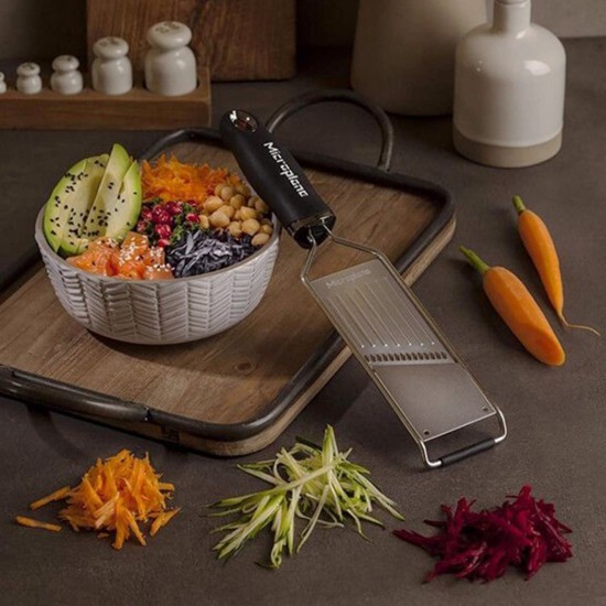 Microplane - Julienne szeletelő  "Gourmet" 31,5 x 7,5 cm, fekete