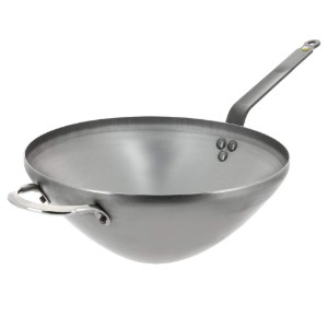 de Buyer - "Mineral B" ~ 40 cm-es wok ~ acél serpenyő