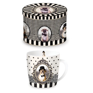 Nuova R2S porcelán bögre 350ml, kutyás