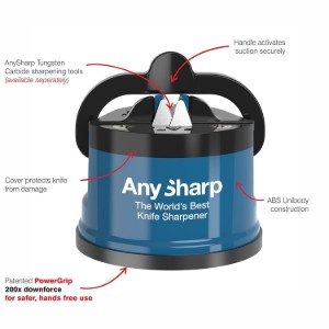 AnySharp Premium késélező, kék színű