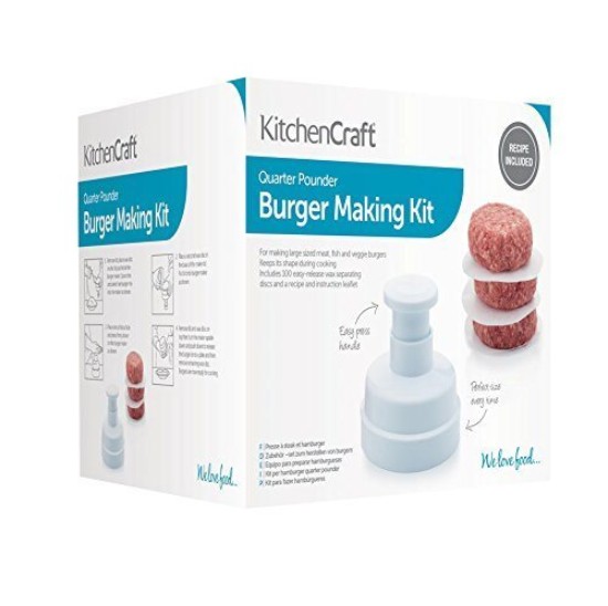Kitchen Craft 11 cm-es hamburger prés