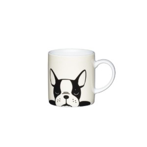 Kitchen Craft eszpresszó porceláncsésze, fehér, 80 ml