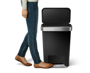 simplehuman pedálos szemetes, 45 L, műanyag