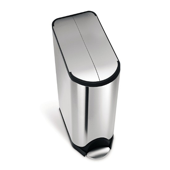 Simplehuman ~  45 literes, rozsdamentes acél pedálos szemetes