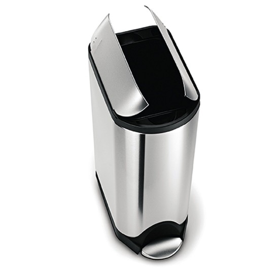 Simplehuman ~  45 literes, rozsdamentes acél pedálos szemetes