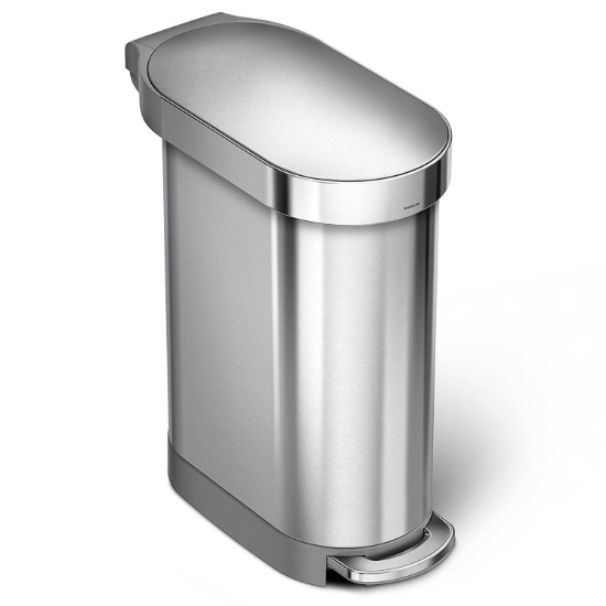 Simplehuman pedálos szemetes 45 L, négyszögletes