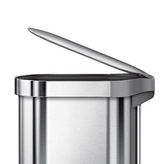 Simplehuman pedálos szemetes 45 L, négyszögletes