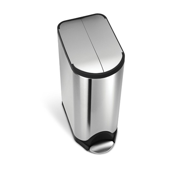 Simplehuman pedálos szemetes rozsdamentes acél, 30 L