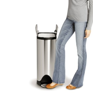 Simplehuman pedálos szemetes rozsdamentes acél, 30 L