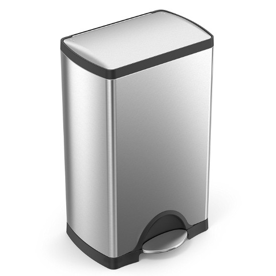 simplehuman pedálos szemetes, 38 L, rozsdamentes acél