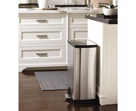 simplehuman pedálos szemetes, 38 L, rozsdamentes acél