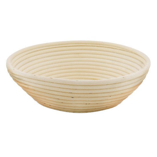 Zokura -  28 cm-es kerek, tészta kelesztő gyékény (rattán) kosár 