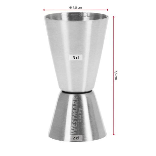 Westmark dupla báros mérőpohár, 20/30 ml