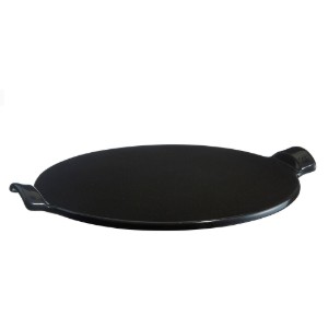 Emile Henry - Kerámia pizza tepsi, 36,5 cm, Charcoal