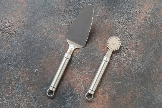 Kitchen Craft - 16 cm -es rozsdamentes acél görgős tésztaszeletelő