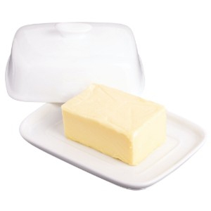 Kitchen Craft Vajtál fedővel, 18 x 14 cm, porcelán