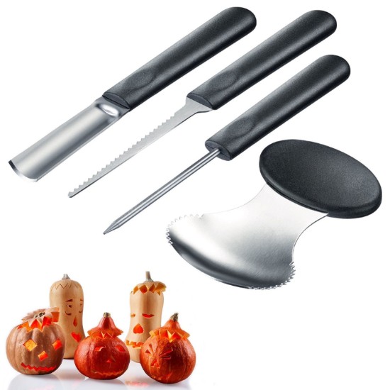 Westmark 4 darabos sütőtök faragó készlet"Halloween"