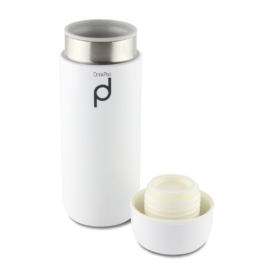 Grunwerg termosz, rozsdamentes acél, 200 ml, "DrinkPod", fehér