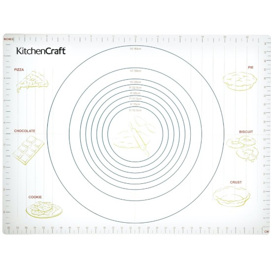 Kitchen Craft - 43 x 61 cm-es tészta munkalap