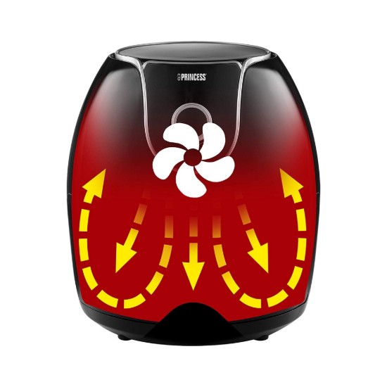 Princess - Aerofryer XXL forró levegős sütő, 5,2 L, 1700 W 
